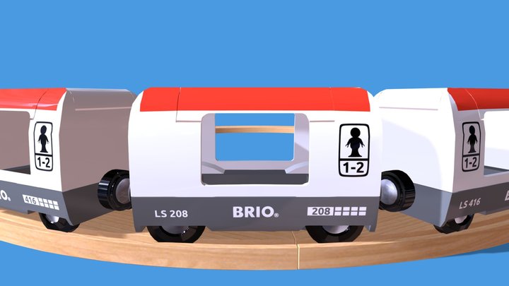 Brio Reisezug 3D Model