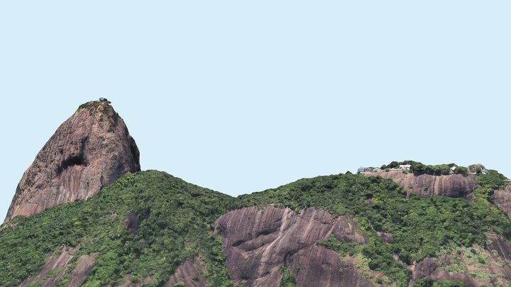 Sugarloaf Mountain, Rio de Janeiro, Brazil 3D Model