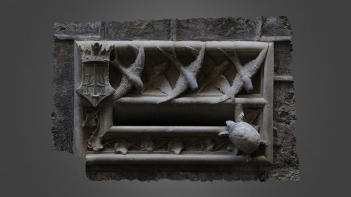 Bústia de la Casa de l'Ardiaca 3D Model