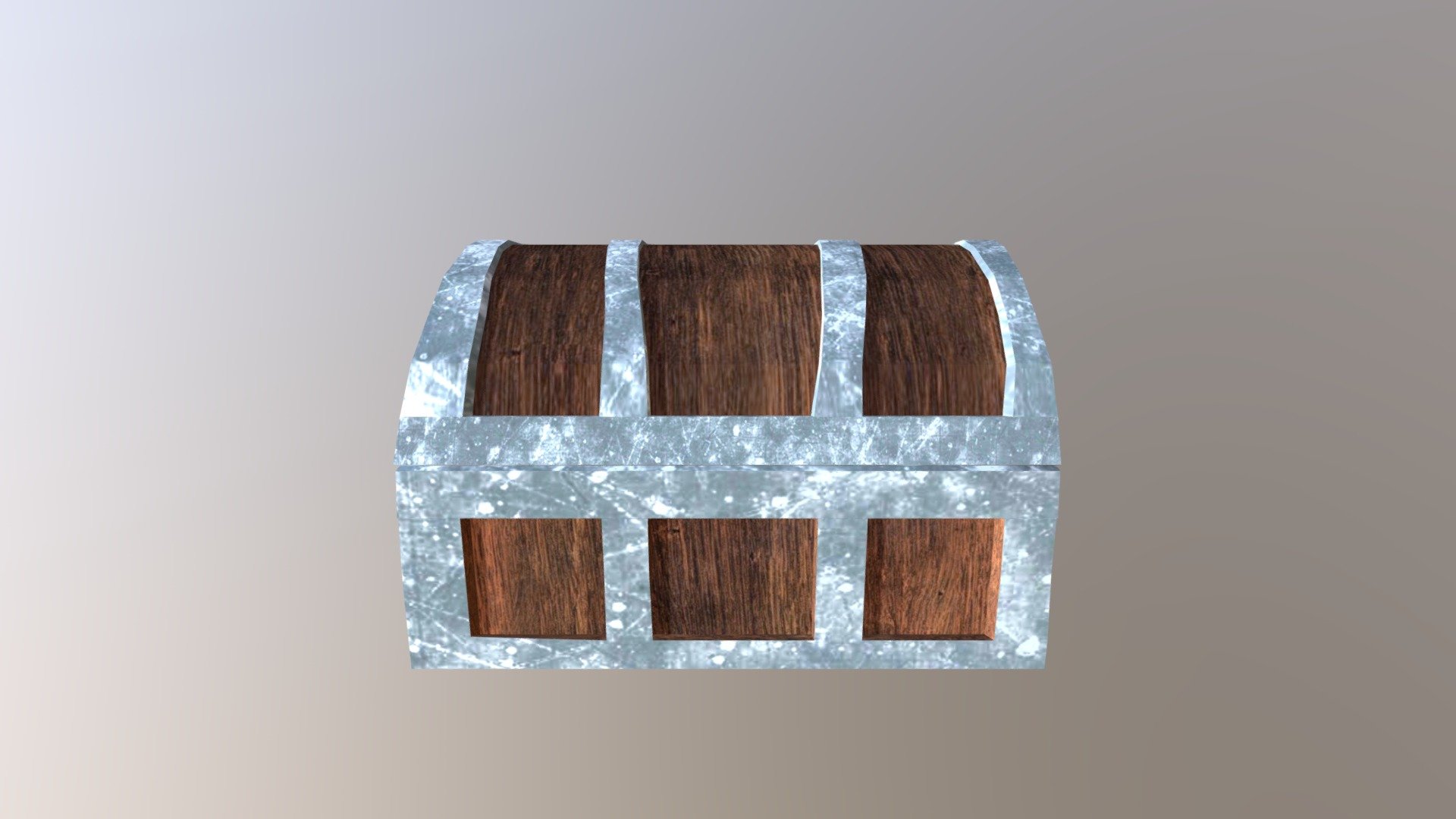 Treasure Chest Model With Textures Download Free 3D model by