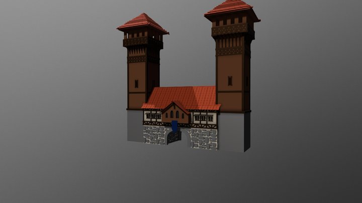 "Gate" building 3D Model