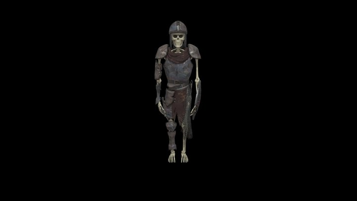 Skeleton Warrior 3D Model