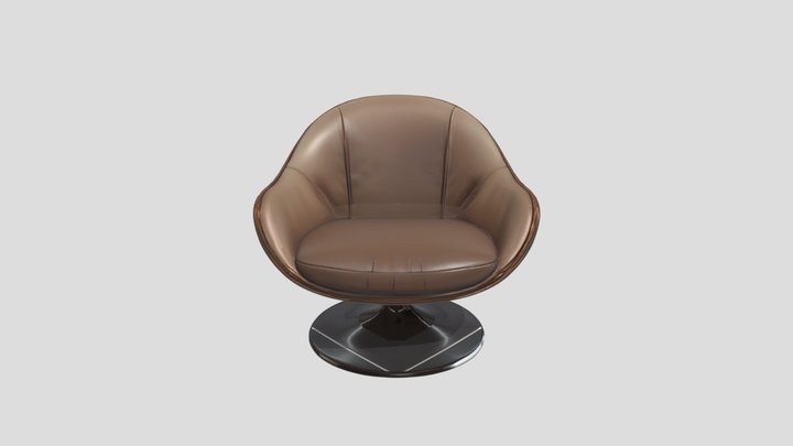 Luxury Modern Chair 3D Model 3D Model