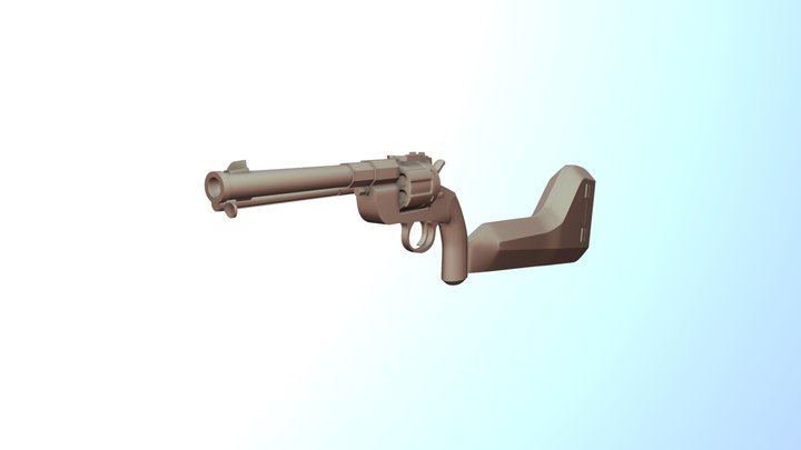 Reichsrevolver 2079 Classic 3D Model