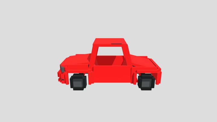 Red Car 3D Model