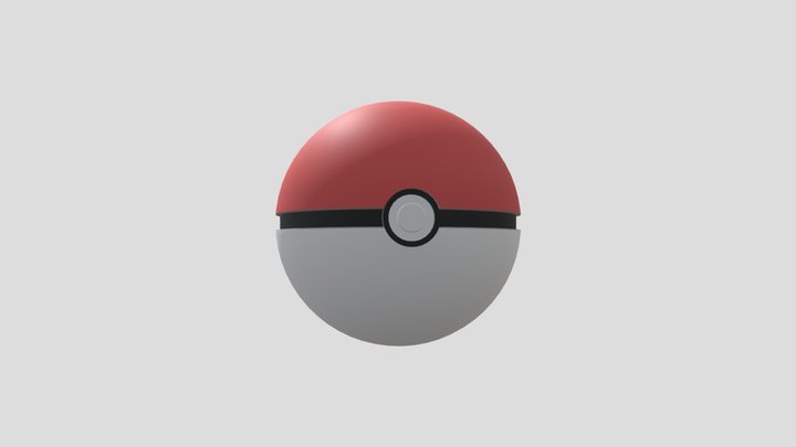Regular-poke-ball (2) 3D Model