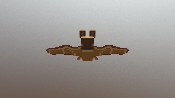Minecraft Bat 3D Model