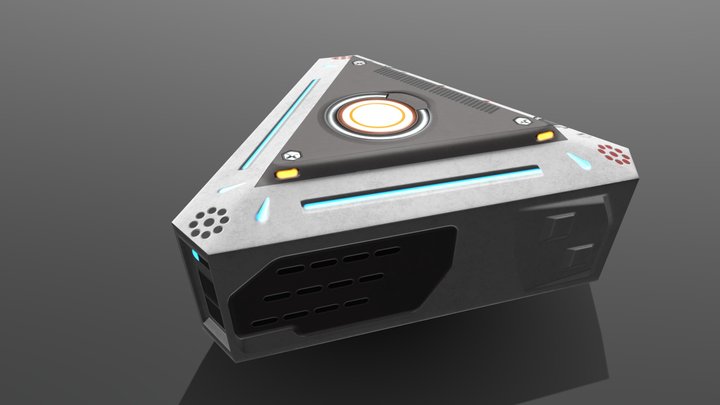 Sci-f box 3D Model