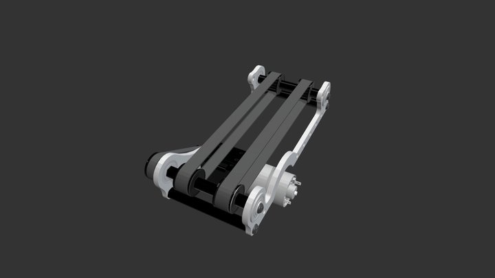 Conveyor Belt Assembly 3D Model
