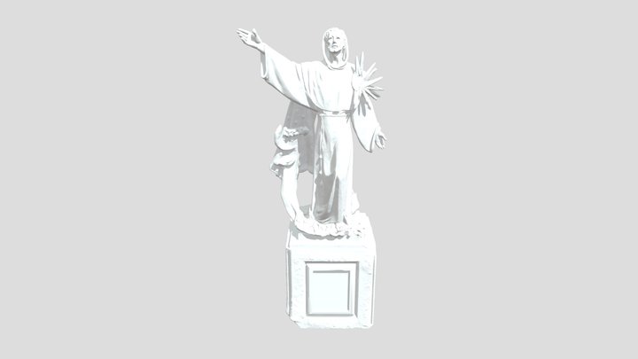 Gothic Statue 3D Model