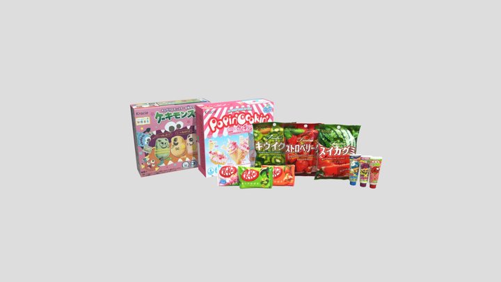 Japanese_candy 3D Model