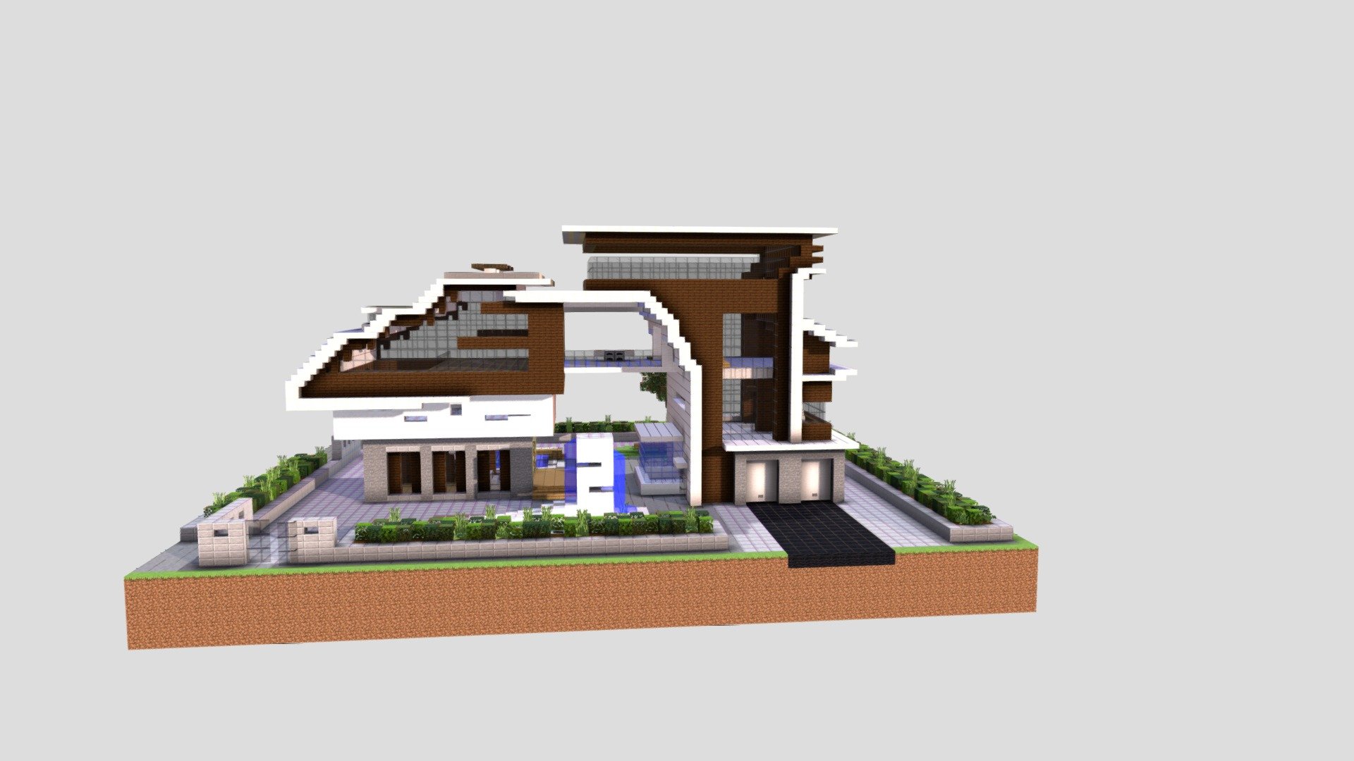 Minecraft Modern House - Download Free 3D model by jar (@jar9th ...