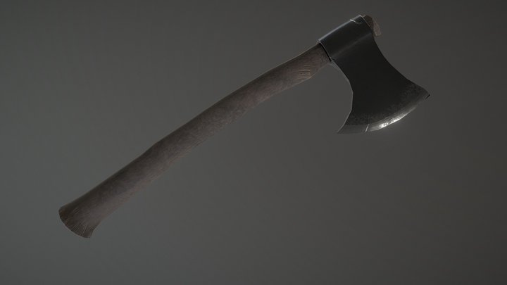 Woodcutter's Axe 3D Model