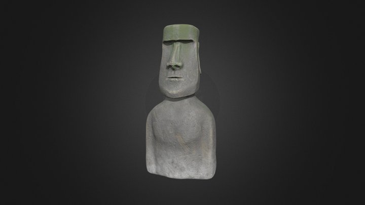 Moai Head for LUCKY 13 Figure by Cruiseboost, Download free STL model