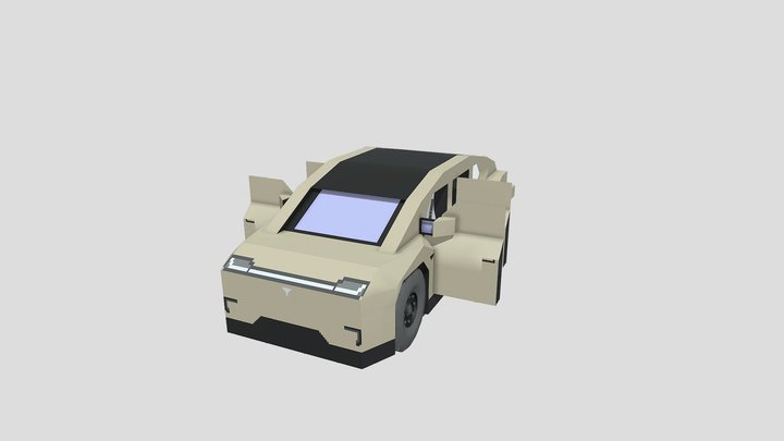 Tesla Model YL (Chinese Six-Seater Variant) 3D Model