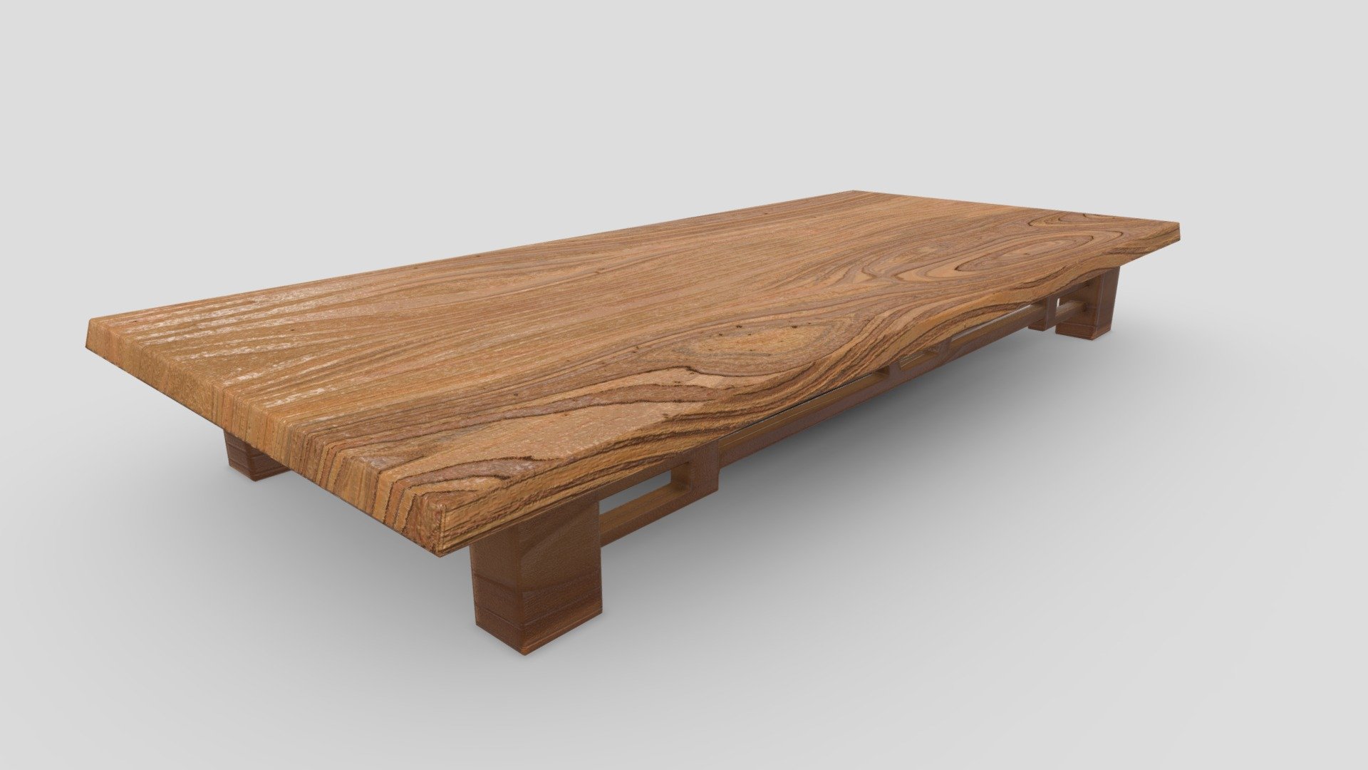 Japanese Style Table 3D model by KRISM249 [ed482a0] Sketchfab