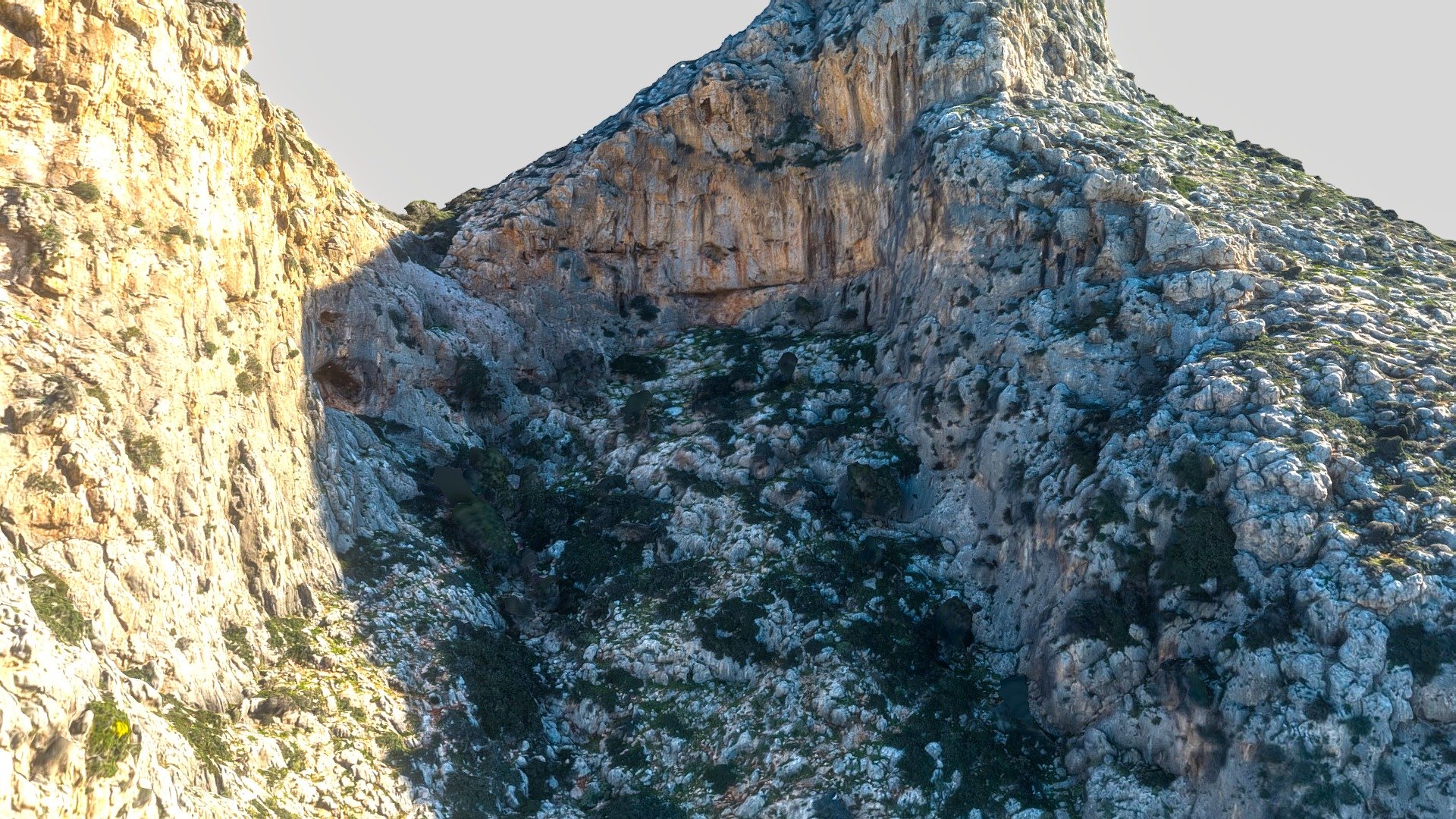 VirtualMount Stauros Climbing Sector 1 — Sketchfab embed 3D viewer