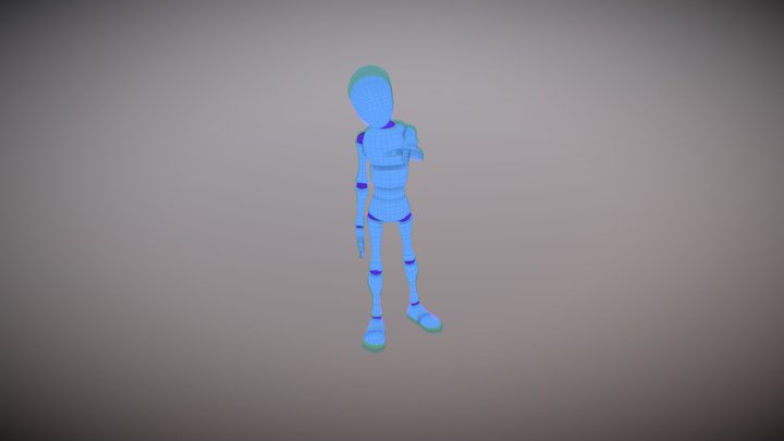 Zombie_Limp 3D Model