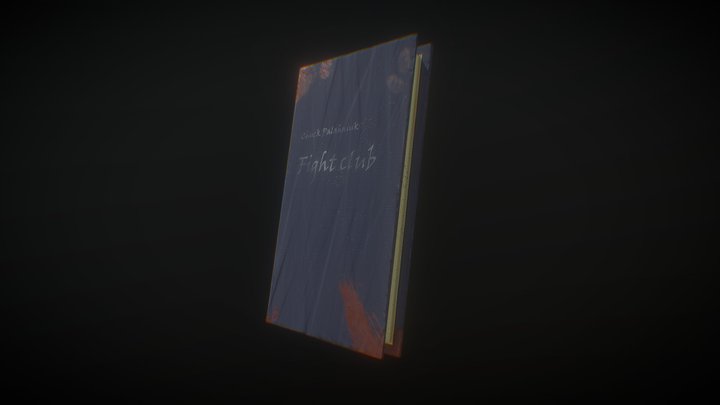 Fight Club book prop 3D Model