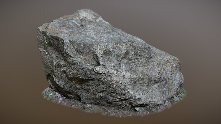 Big border stone 03 – Gratis 3D-model STL