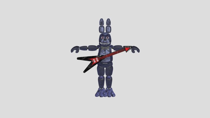 Unwithered Bonnie 3D Model