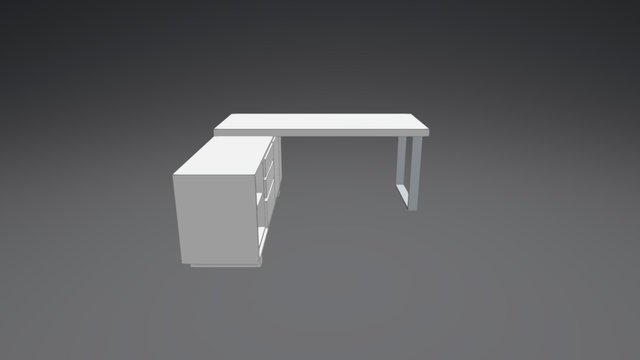 desk furniture 3D Model
