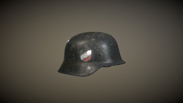 M35 german helmet 3D Model