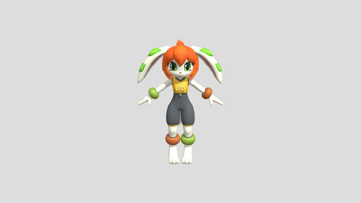 Freedom Planet - Milla 3D Model