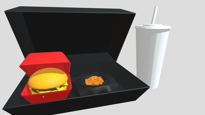 Fast food 3D Model