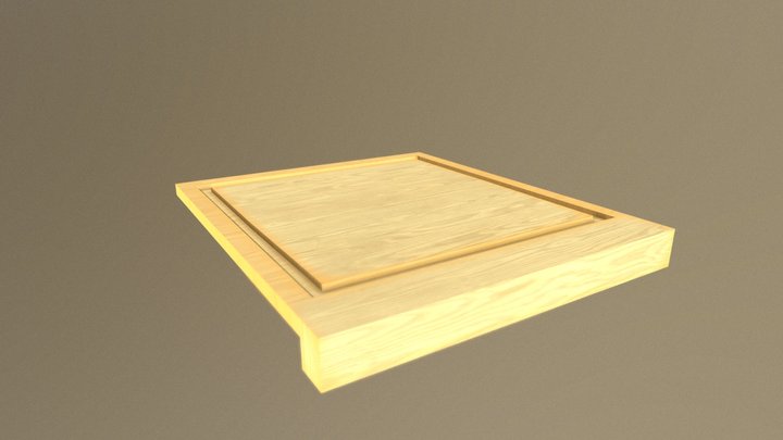 Cutting Board 3D Model