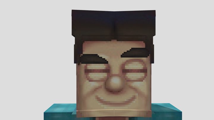 Grotesque Steve (MOD) 3D Model