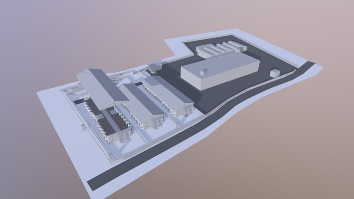 Xanthi Detention Center Reconstruction 3D Model