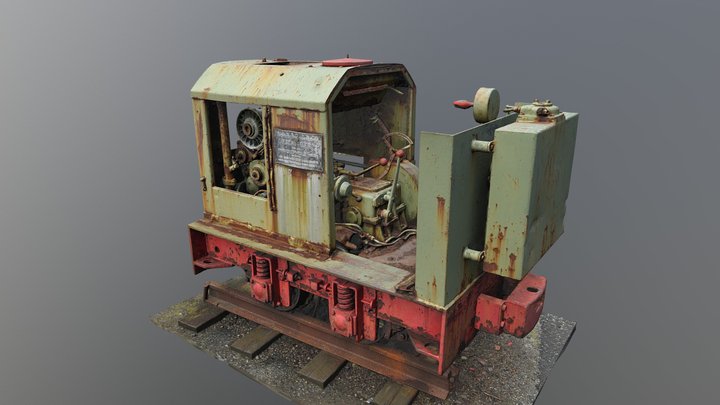 180624 - Diema Mining Train 3D Model