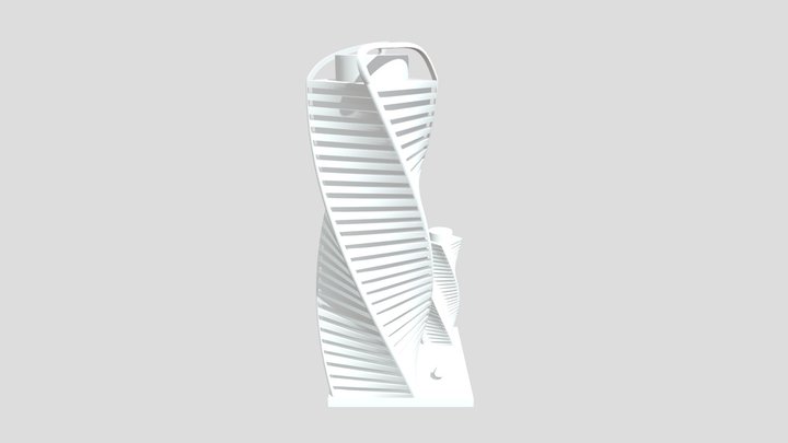 Moscow Evolution Tower 3D Model