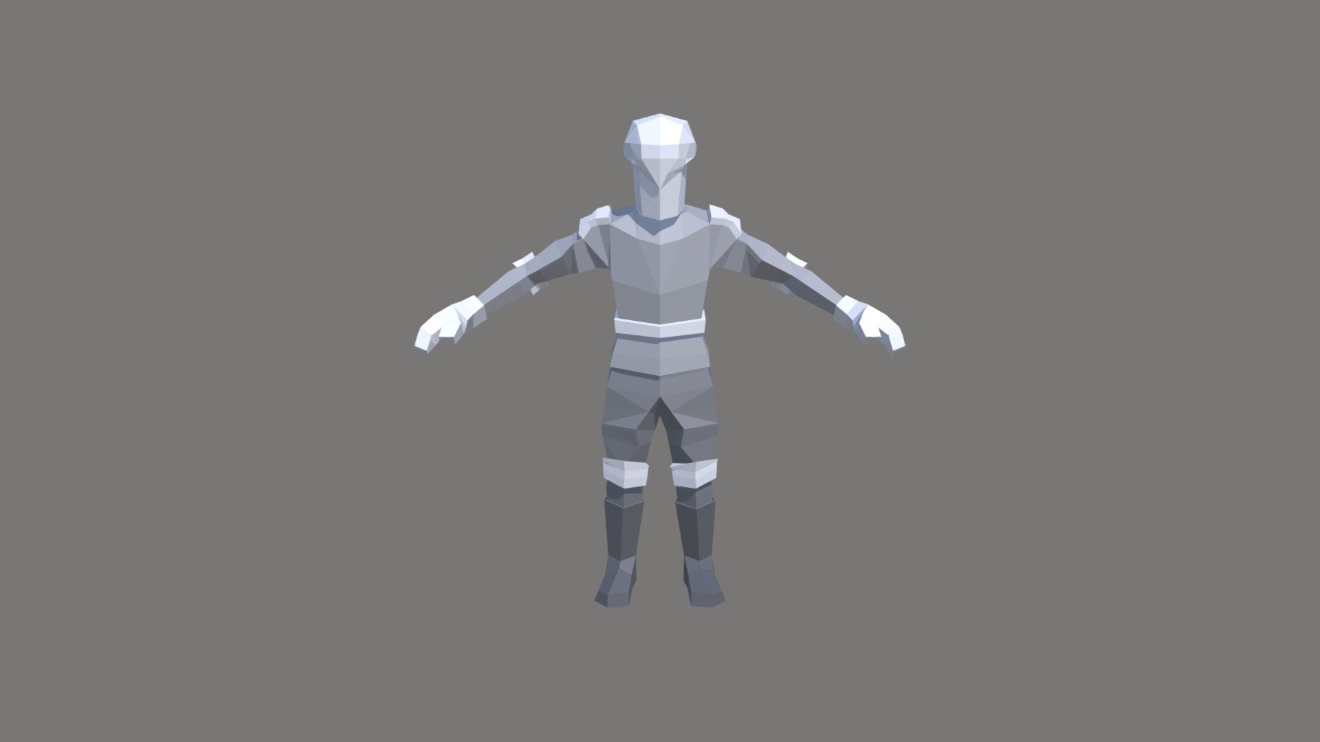 Lowpoly medieval guard