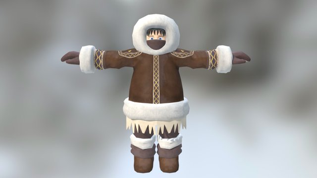 Inuit Character 3D Model