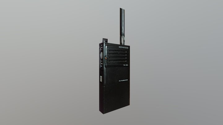 Low-Poly Walkie-Talkie 3D Model