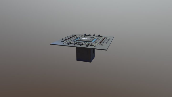 Floor An Imation23 No Rec 3D Model
