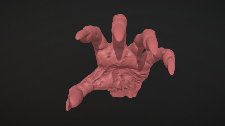 Monster Hand 1 3D Model