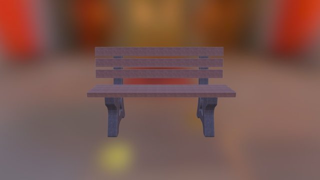 Peak Bench 3D Model