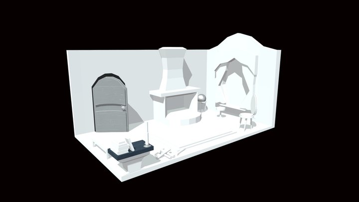 Exámen: Habitación. 3D Model