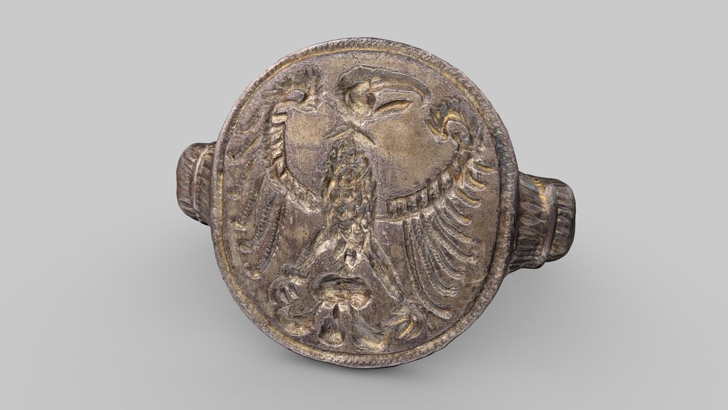 Gold-plated silver ring