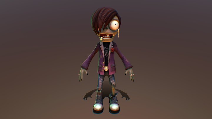 Vampire Zombie – PvZ: GW 3D Model