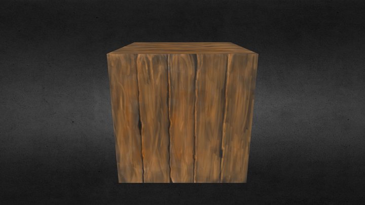 Crate 3D Model