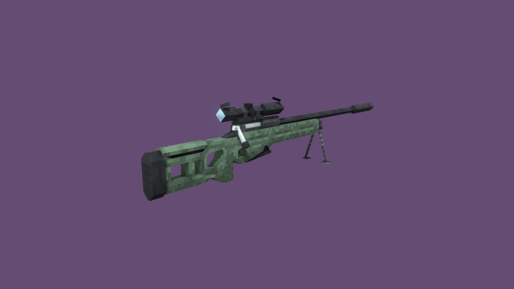 sv-98 low poly 3D Model