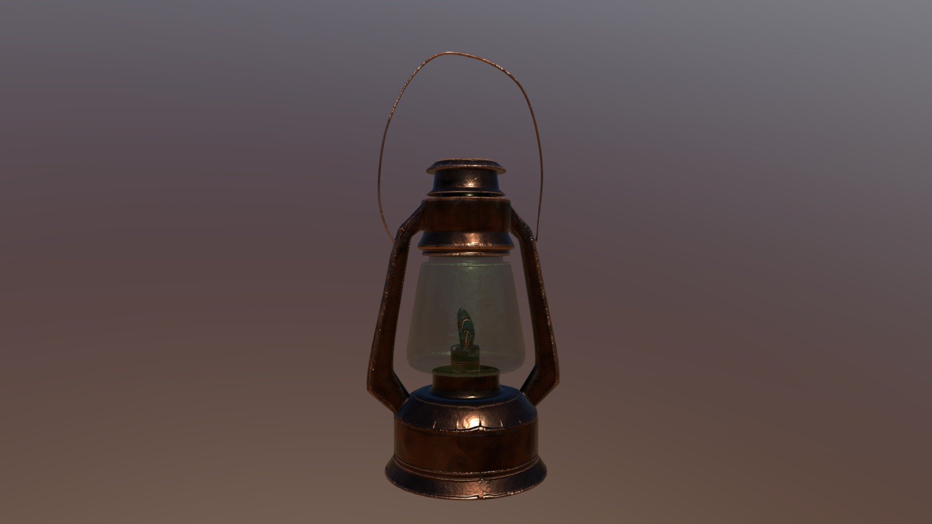 3D Kerosene Lamp PBR Game Ready model - TurboSquid 1763738