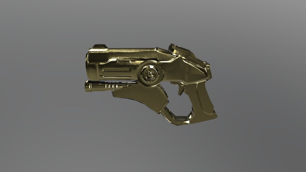 Overwatch: Mercy Blaster Dorada Low Poly - 3D model by carl_os358 ...