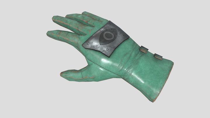 Mediaval Glove Stylised – Gratis 3D-model STL