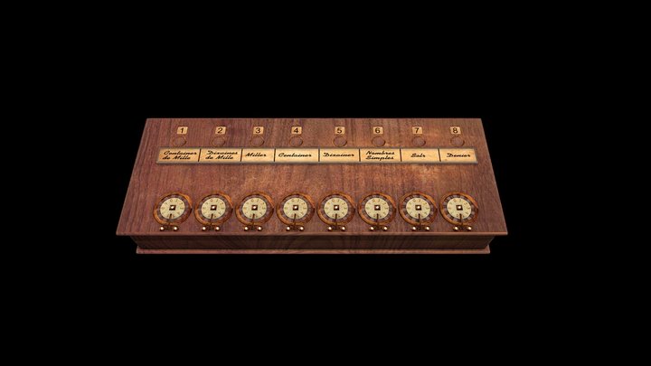 Pascaline - Primeira Calculadora Mecânica