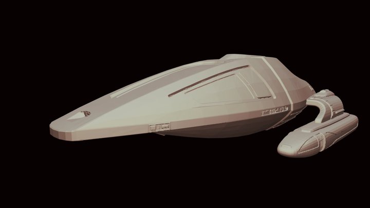 Type 9 Shuttle 3D Model